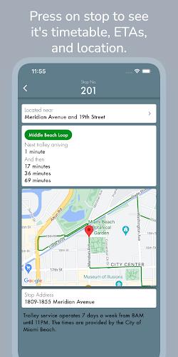 Miami Beach Trolley Tracker স্ক্রিনশট 3