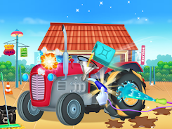 Truck wash games for boys Captura de pantalla 1