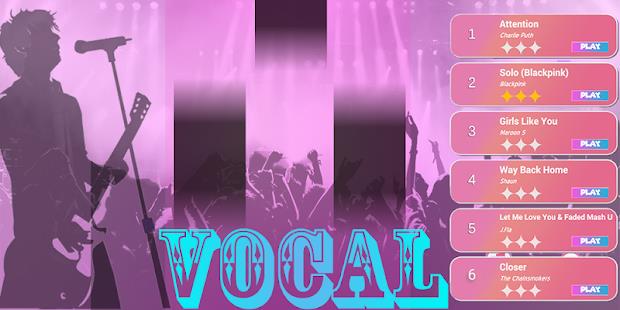 Music Vocal Piano Games Mod ဖန်သားပြင်ဓာတ်ပုံ 1