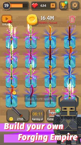 Merge Sword Mod ဖန်သားပြင်ဓာတ်ပုံ 4