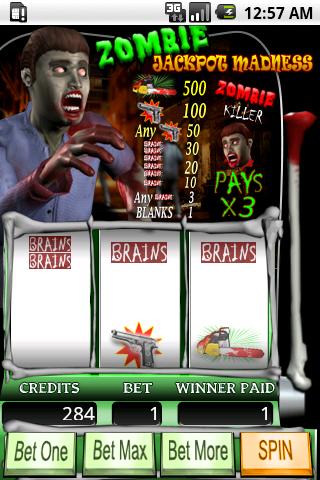 Zombie Jackpot Madness ภาพหน้าจอ 1