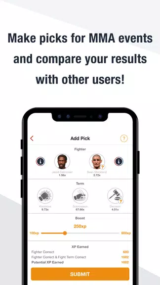 Verdict MMA Picks & Scoring Captura de pantalla 1