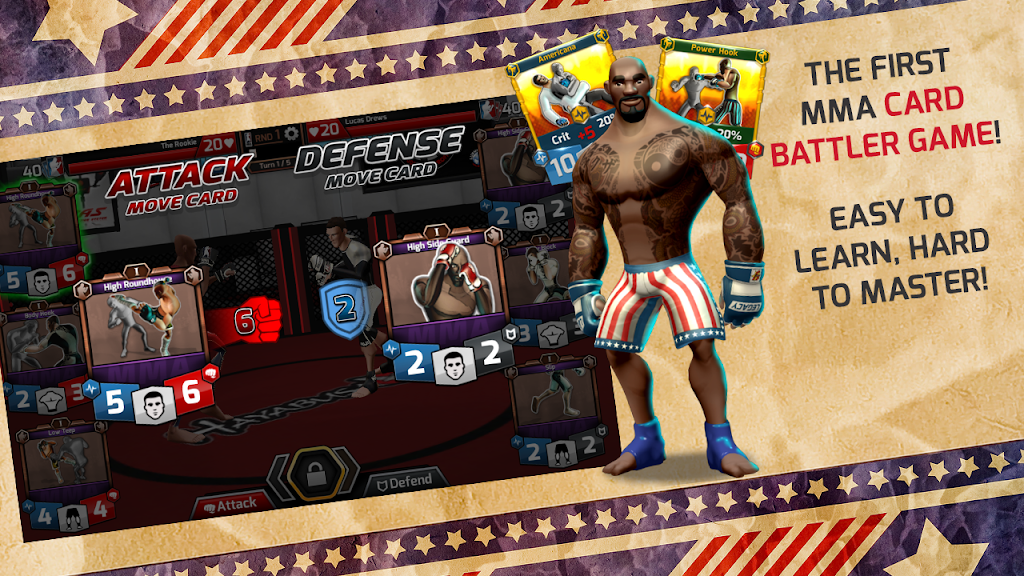 MMA Federation - Card Battler 스크린샷 1