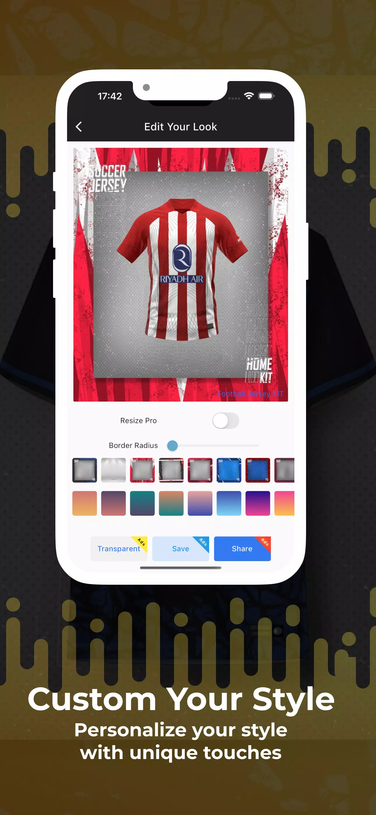 Football Jersey Kit Creator スクリーンショット 3