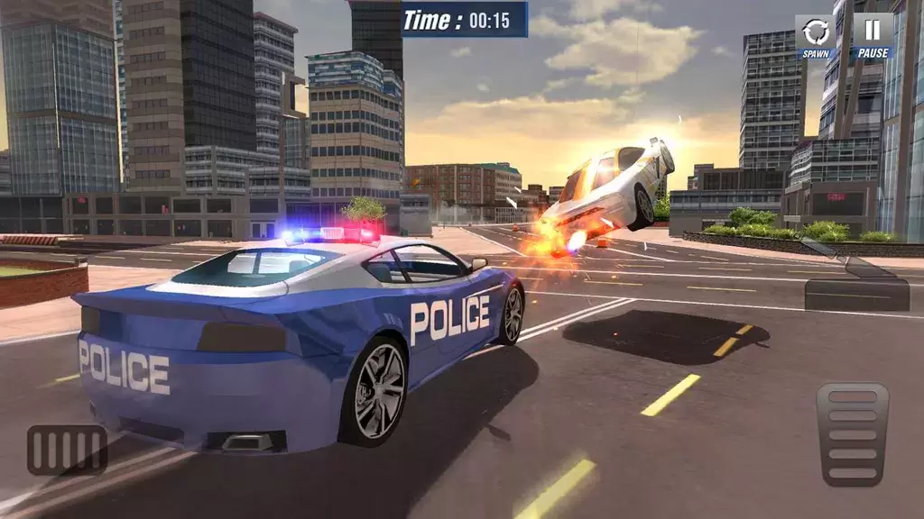 Police Car Sim Capture d'écran 2