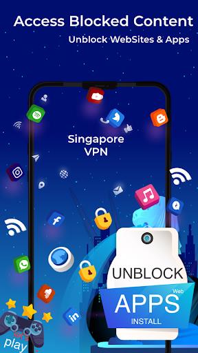 Schermata Singapore VPN - Free, Fast & Secure 4