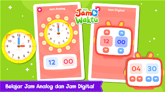 Schermata Belajar Jam & Waktu 3