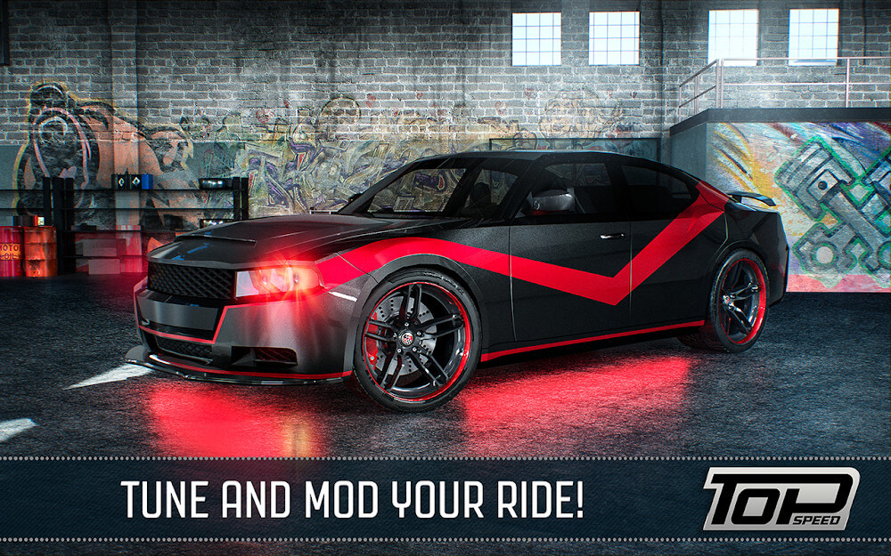 Top Speed: Drag & Fast Racing Mod Zrzut ekranu 2