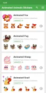 Animals Stickers WAStickerApps ဖန်သားပြင်ဓာတ်ပုံ 3