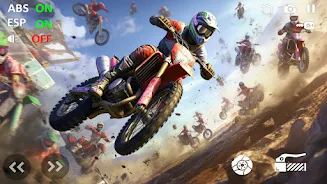 Motocross Beach Bike Games 3D Captura de tela 3