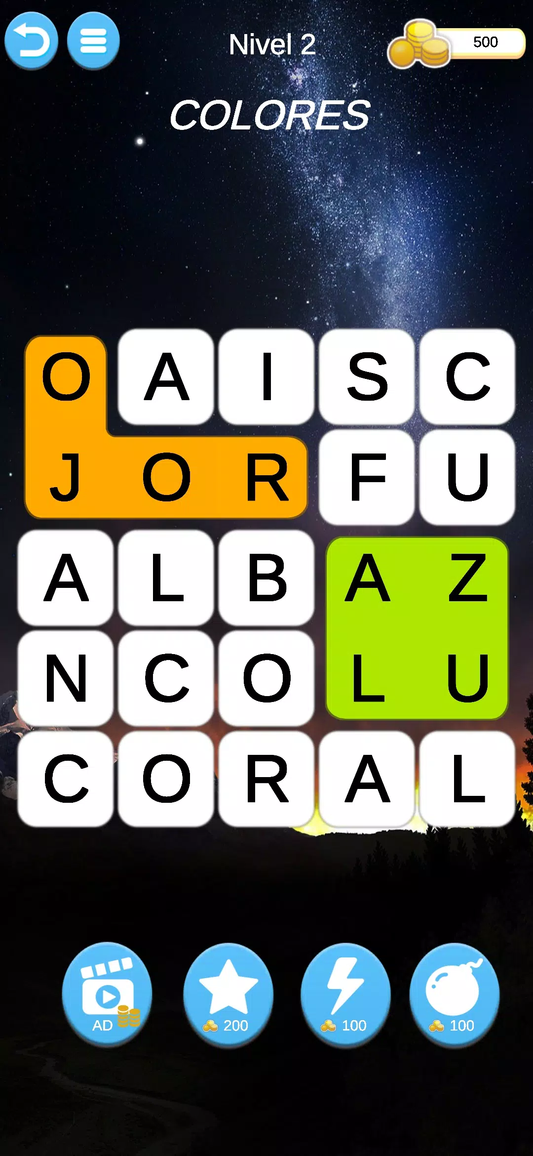 Juego Mental Palabras Screenshot 3
