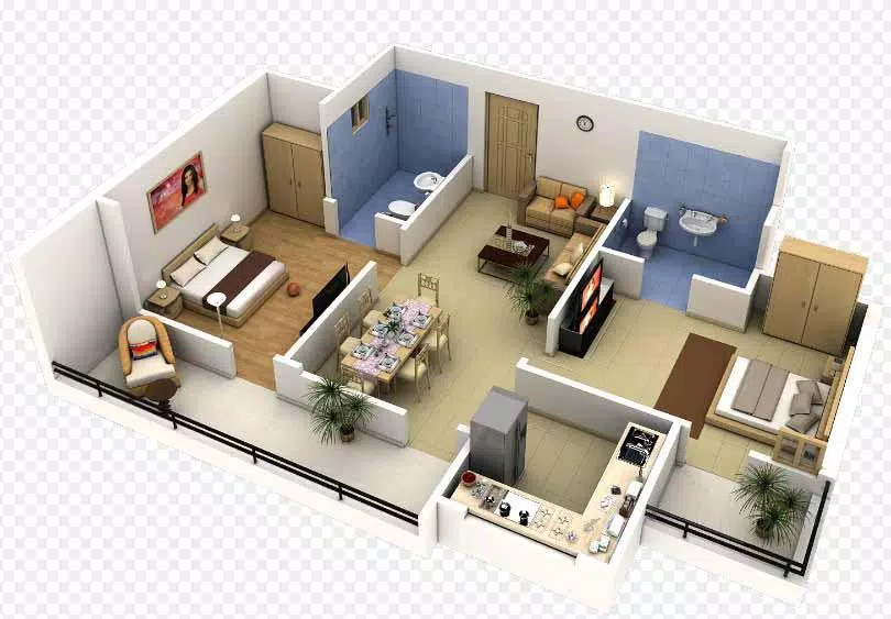 3D small house design应用截图第1张