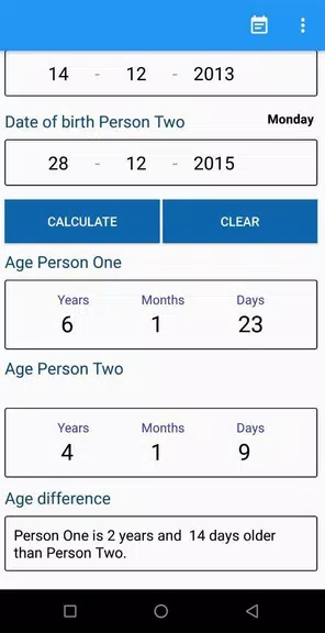 Age Calculator Schermafbeelding 2