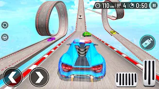 Car Games: Stunts Car Racing Schermafbeelding 1