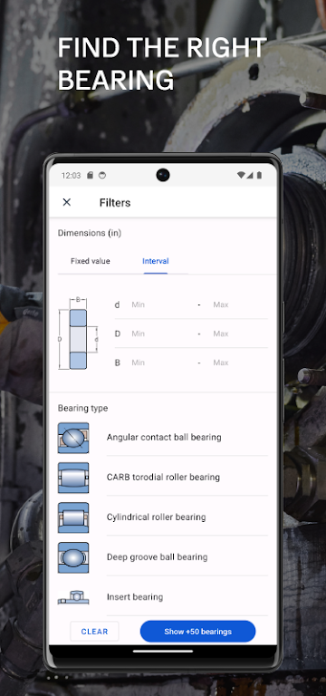 SKF Bearing Assist 스크린샷 3