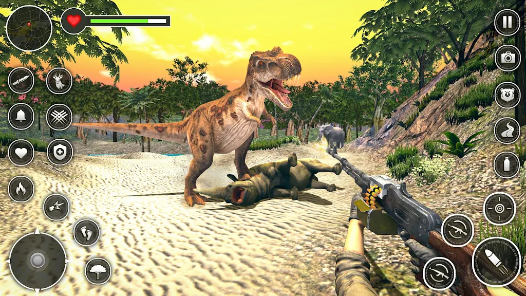 Dinosaur Hunter 3D Game ภาพหน้าจอ 3