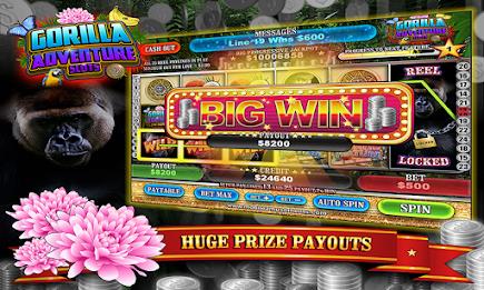 Gorilla Adventure Slots Скриншот 3