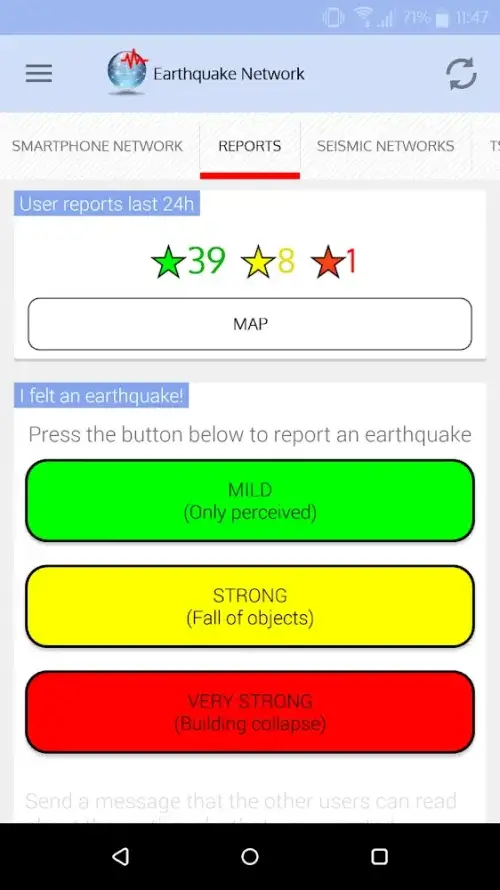 Earthquake Network PRO Schermafbeelding 4