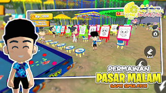 Simulator Game Pasar Malam 3D Tangkapan skrin 1