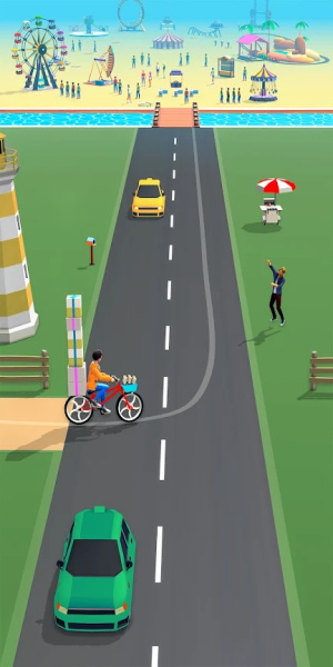 Paperboy Ticket Delivery Game Schermafbeelding 1