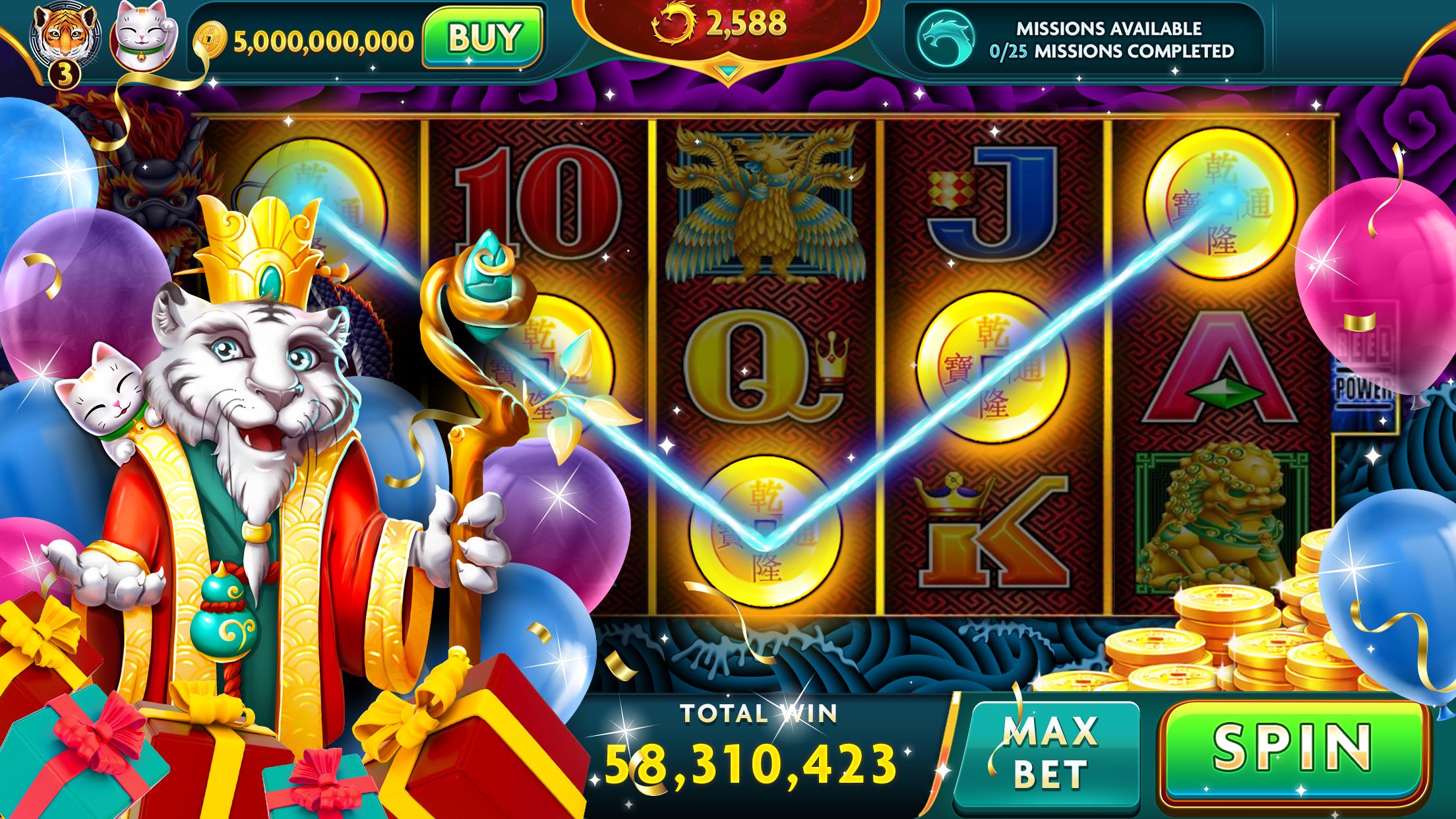 Mighty Fu Casino - Slots Game Schermafbeelding 3