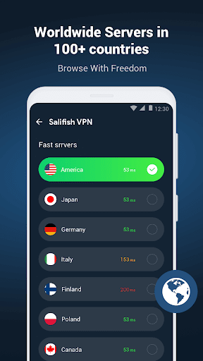 SailfishVPN - Fast, Secure VPN ภาพหน้าจอ 2