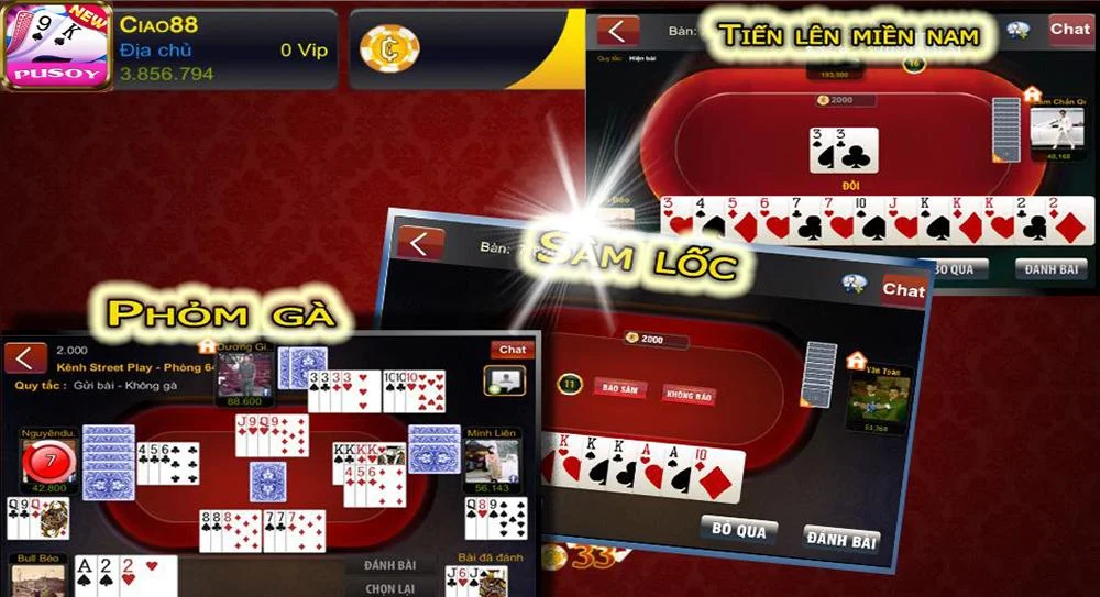 Game danh bai doi thuong Online PUSOY Tangkapan skrin 3