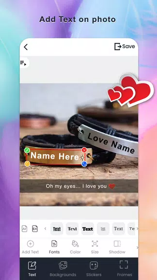 Name on necklace - Name art スクリーンショット 2
