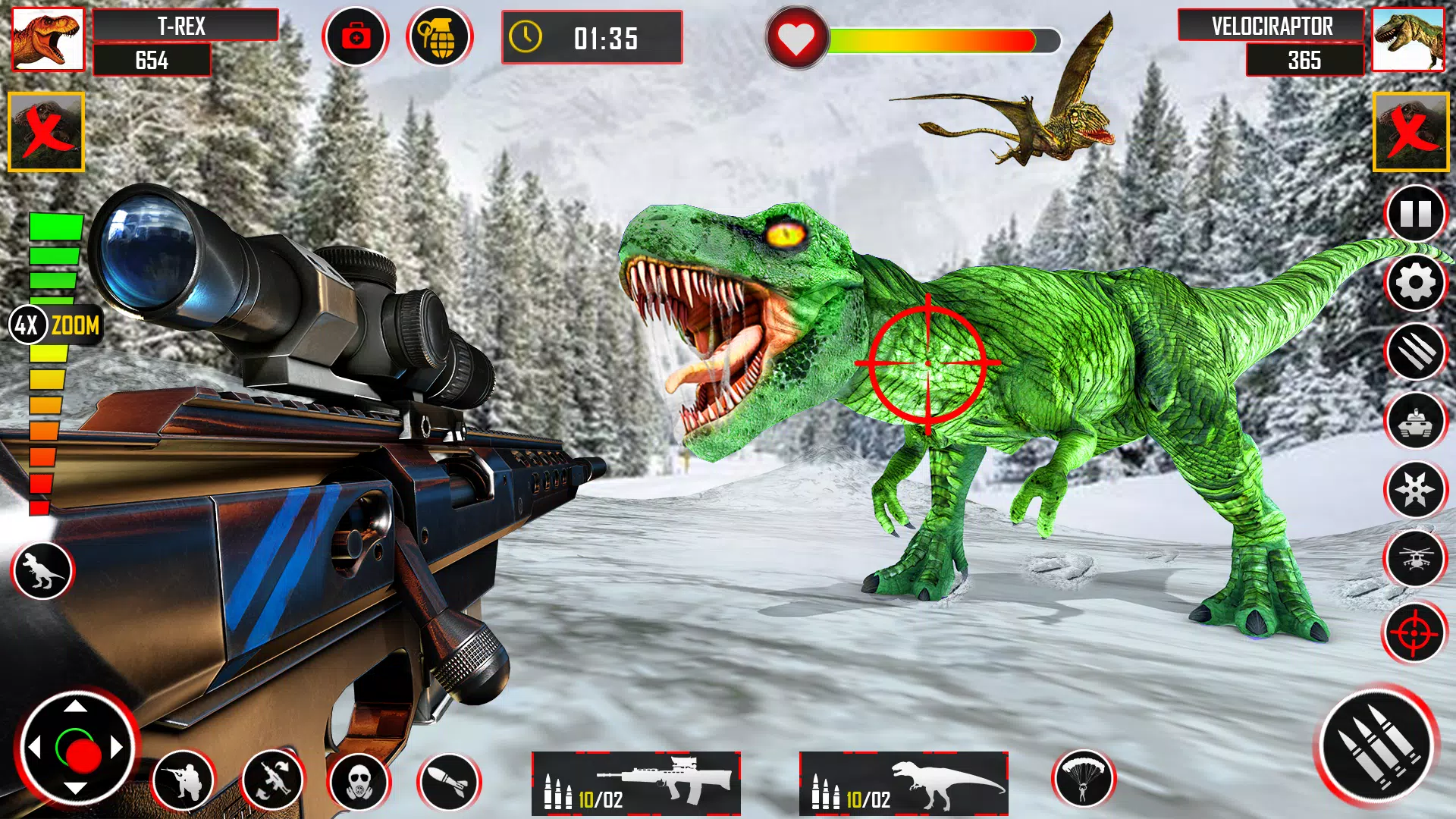 Wild Dino Hunting - Gun Games Schermafbeelding 3