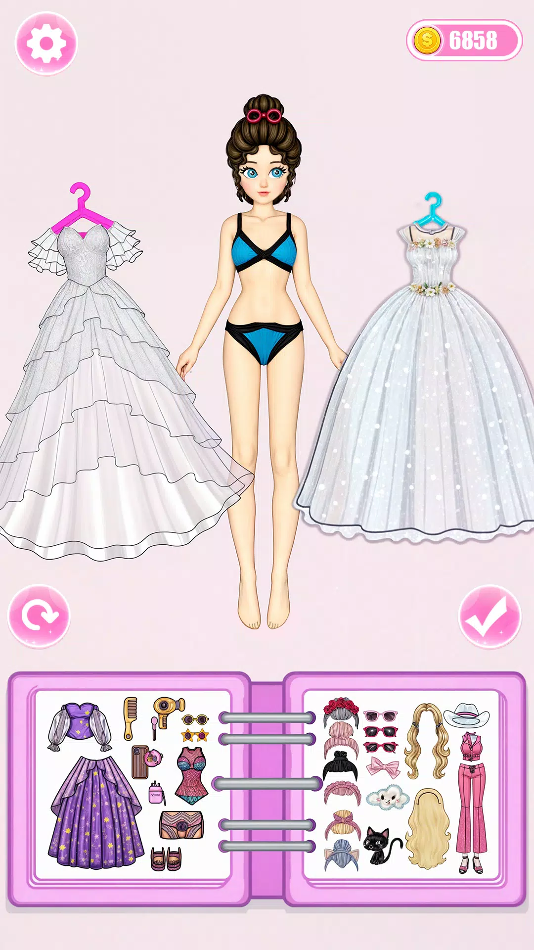 Paper Doll: Dress Up DIY Game Schermafbeelding 2