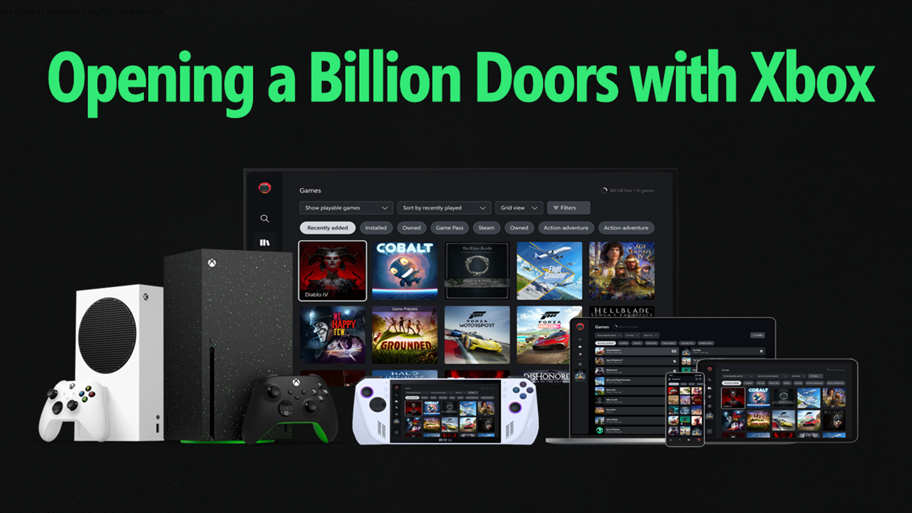 Microsoft는 증기 게임 탭으로 Xbox UI 모형을 릴리스 및 후퇴