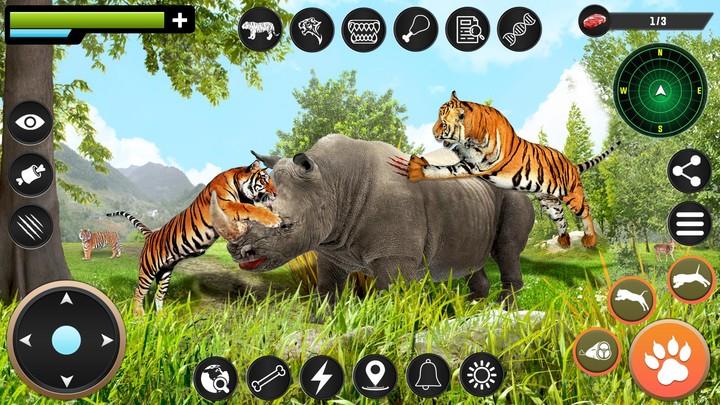 Tiger Simulator Animal Game 3D Скриншот 3