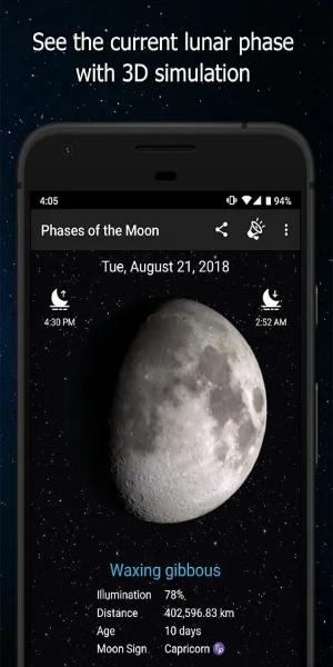 Phases of the Moon Pro Tangkapan skrin 1