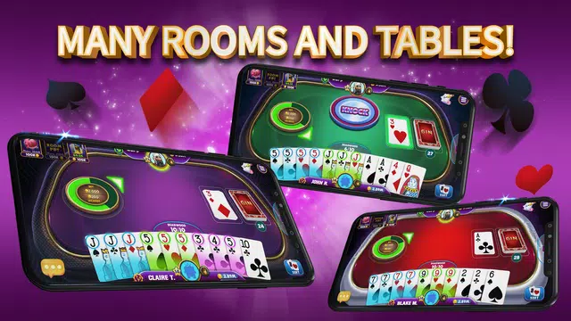 Gin Rummy Elite: Online Game ဖန်သားပြင်ဓာတ်ပုံ 3