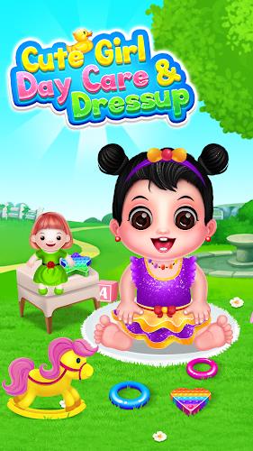 Cute Girl Daycare & Dress up Ảnh chụp màn hình 1