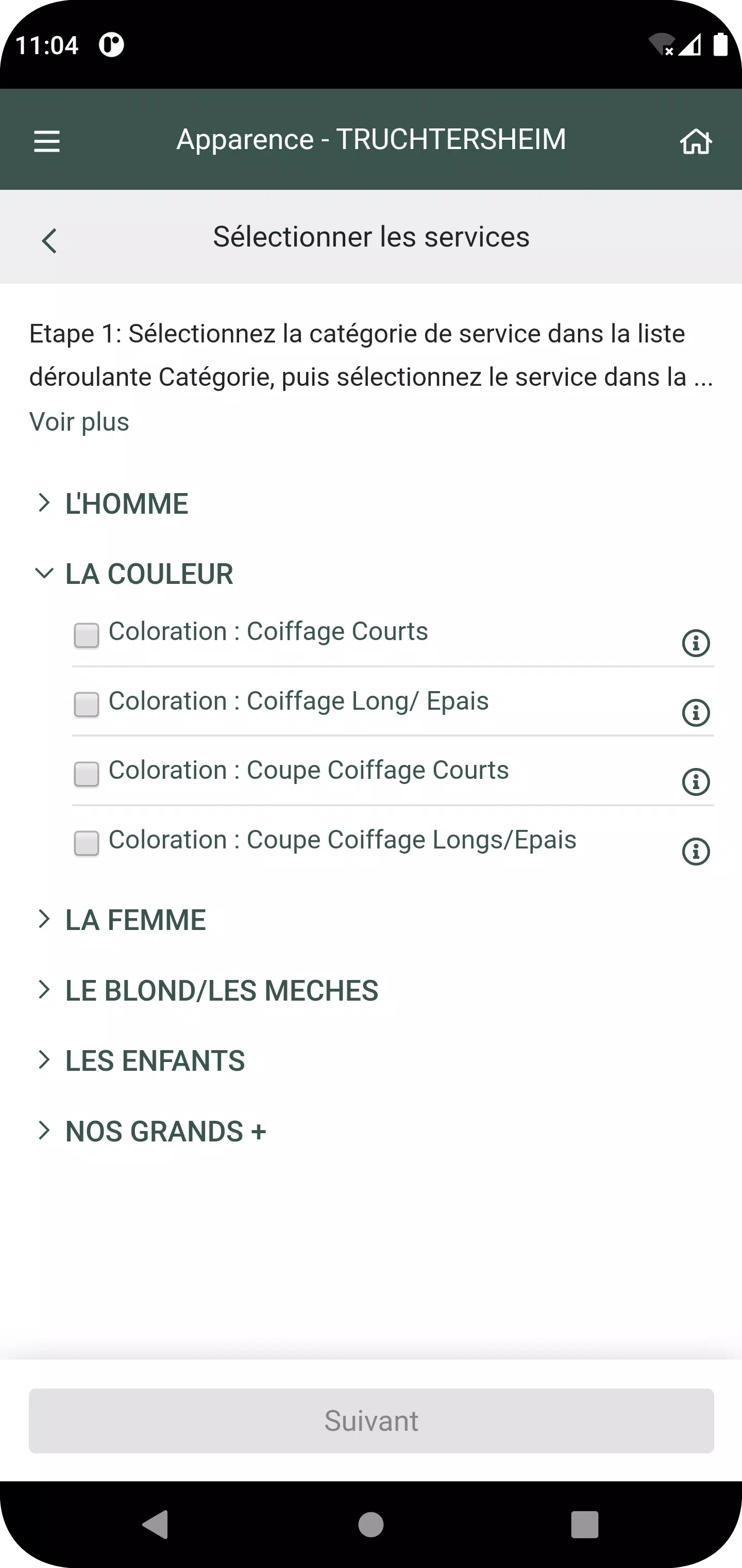 Apparence La Suite Capture d'écran 2