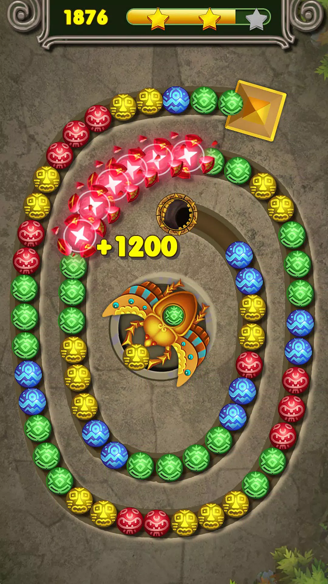 Jungle Marble Blast 3 ภาพหน้าจอ 1