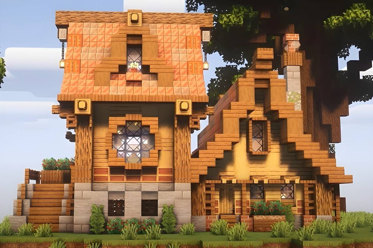 Gran casa de cobre medieval