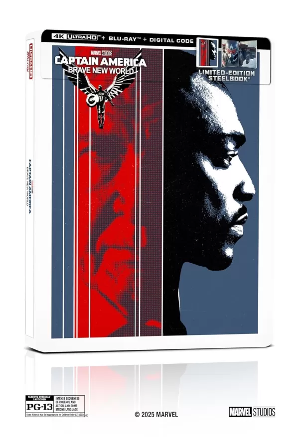 Captain America: Brave New World 4K Steelbook kini tersedia untuk preorder