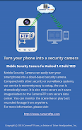 Mobile Security Camera (FTP) スクリーンショット 1