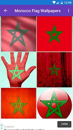 Morocco Flag Wallpaper: Flags स्क्रीनशॉट 1