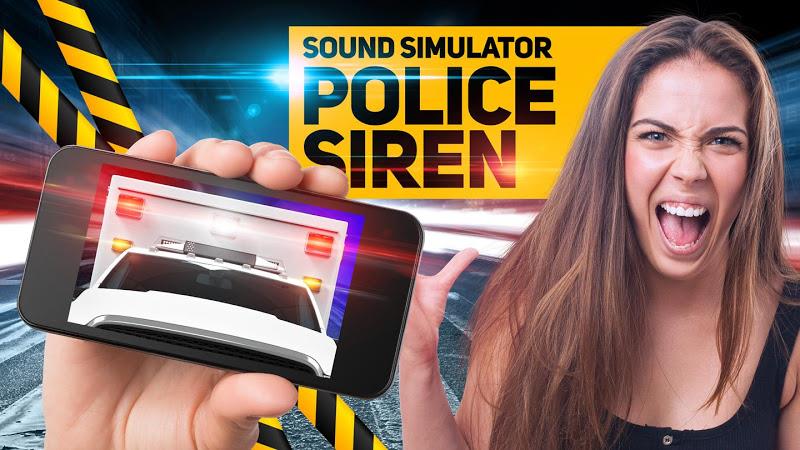 Police sound siren simulator Schermafbeelding 1