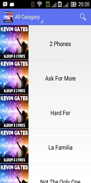 Kevin Gates 2 Phones - Lyrics Screenshot 1