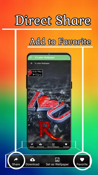 R Letter Wallpaper - Photos स्क्रीनशॉट 3