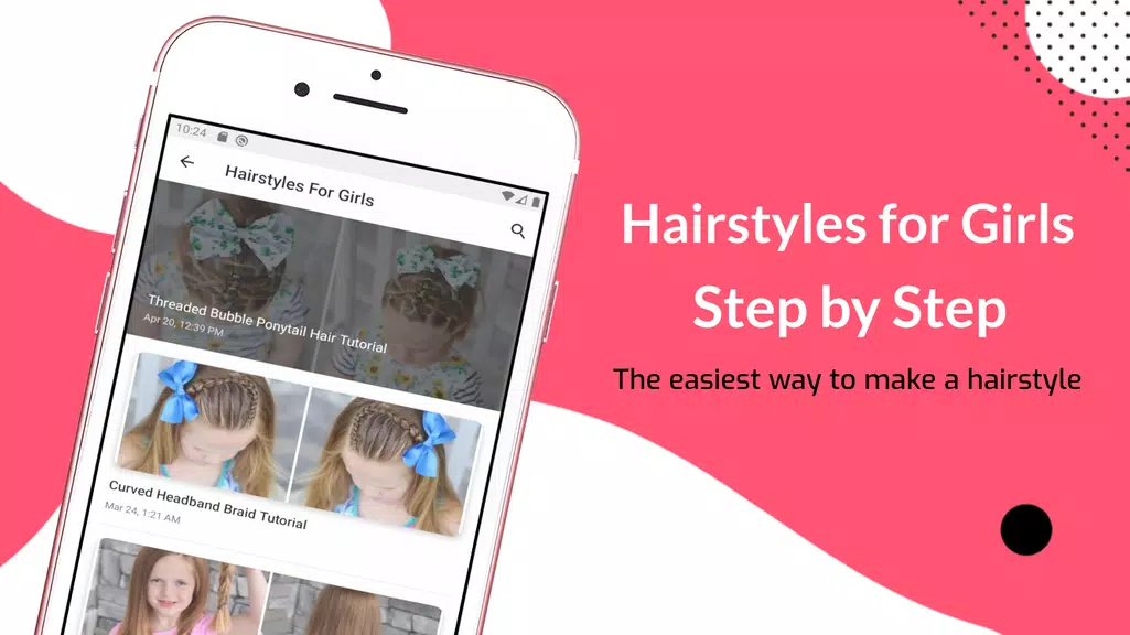 Schermata Hairstyles for Girls 2