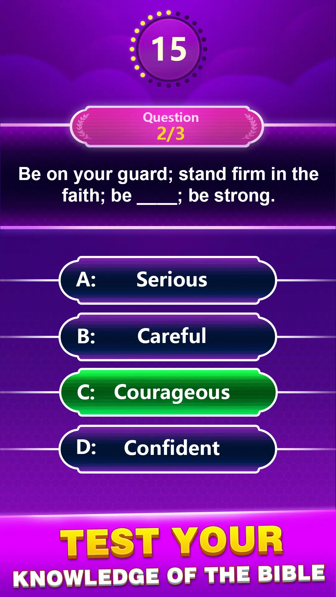 Bible Trivia Screenshot 3