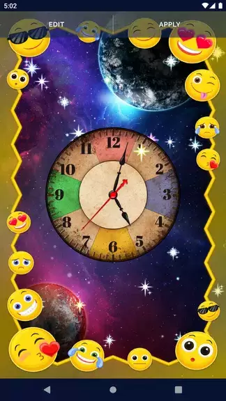 Galaxy Universe Live Wallpaper Schermafbeelding 2