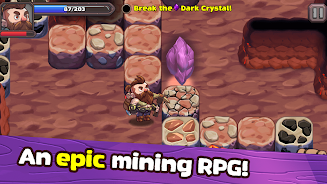 Mine Quest 2: RPG Mining Game Ekran Görüntüsü 1