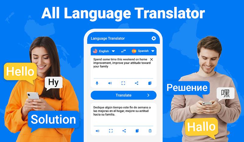 All Translate Language App ภาพหน้าจอ 1