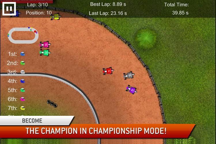 Dirt Racing Sprint Car Game 2 Schermafbeelding 1